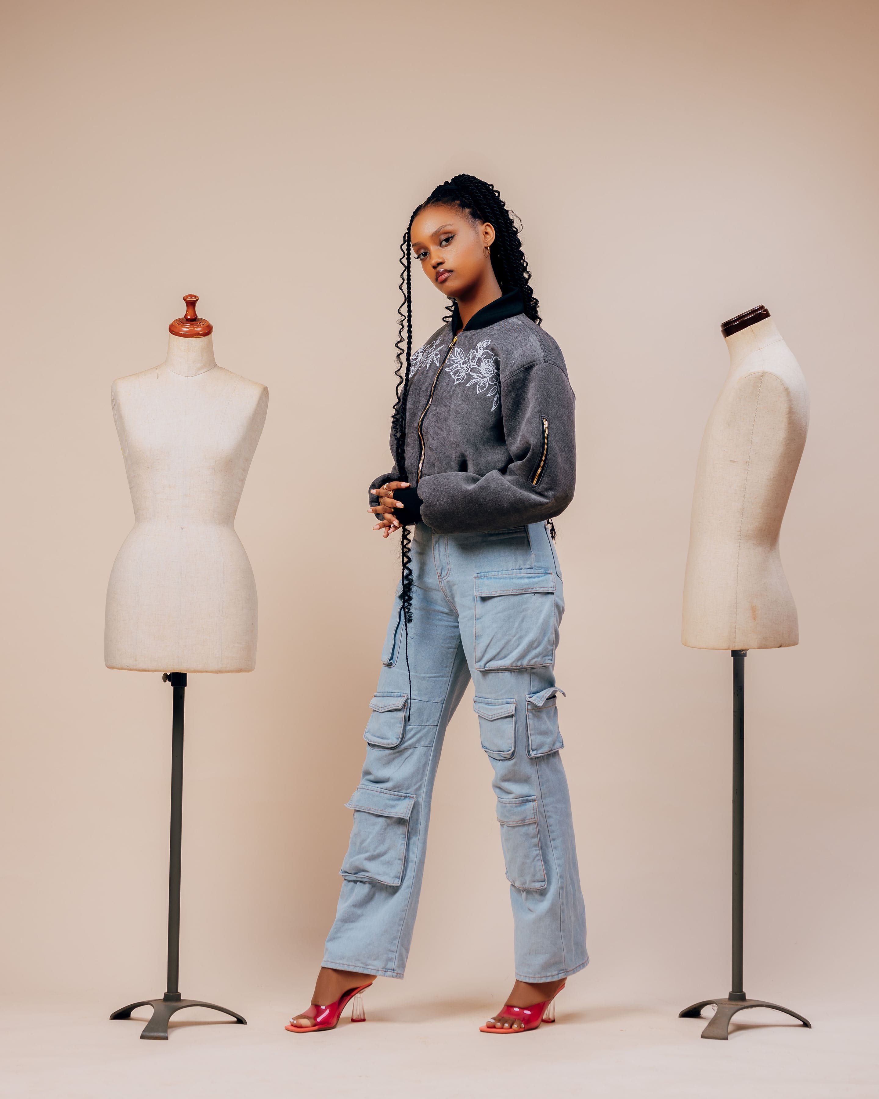 Primrose Cropped Bomber Jacket